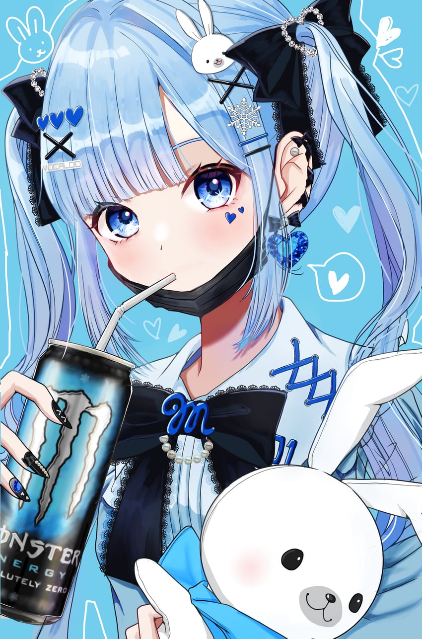 hatsune miku, yuki miku, and rabbit yukine (vocaloid) drawn by mofmama