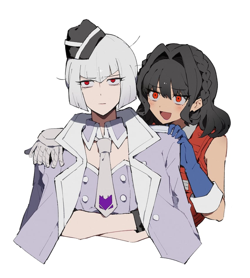 megatron and starscream (transformers and 2 more) drawn by zenzai_666
