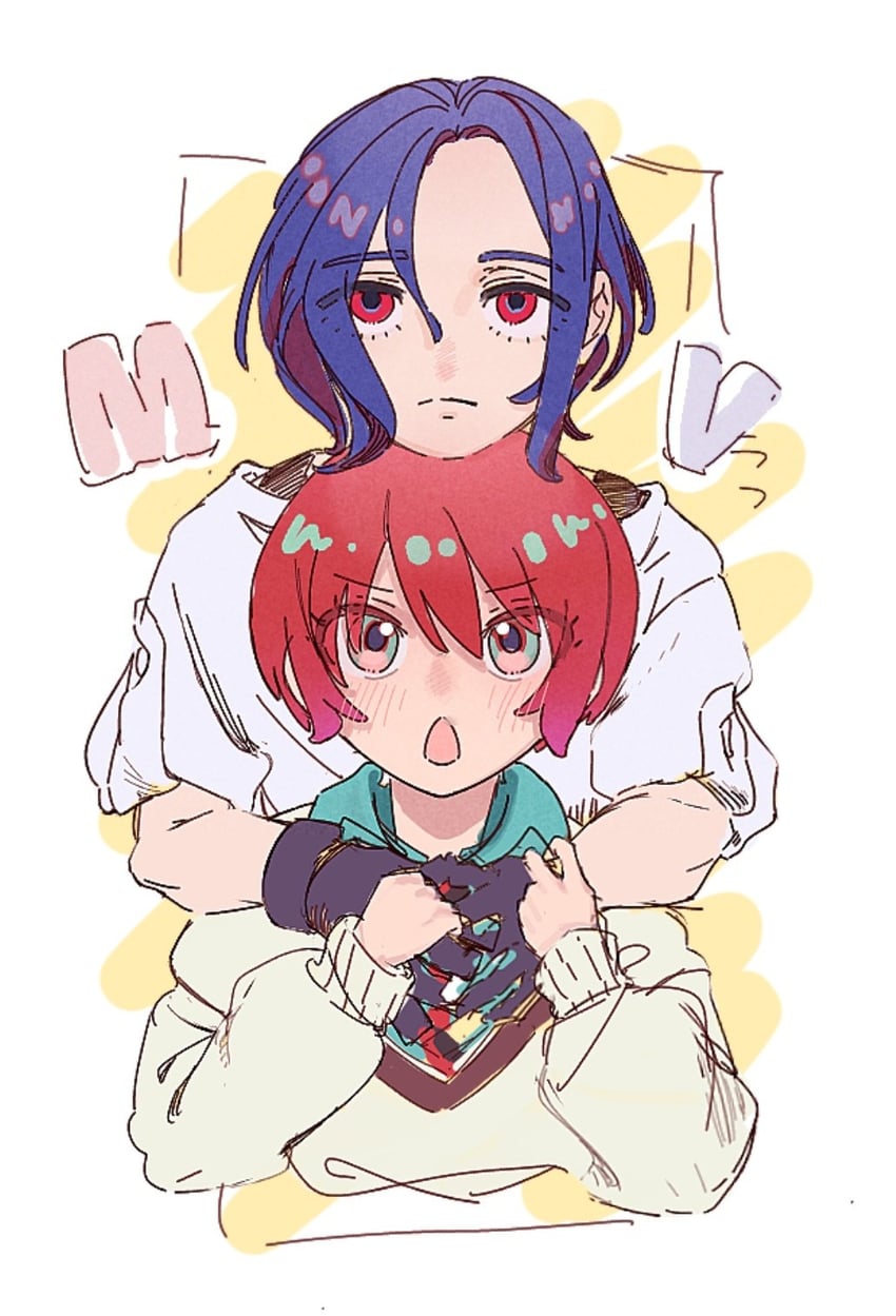 amate yuzuriha and shuji ito (gundam and 1 more) drawn by jikokyu_sai