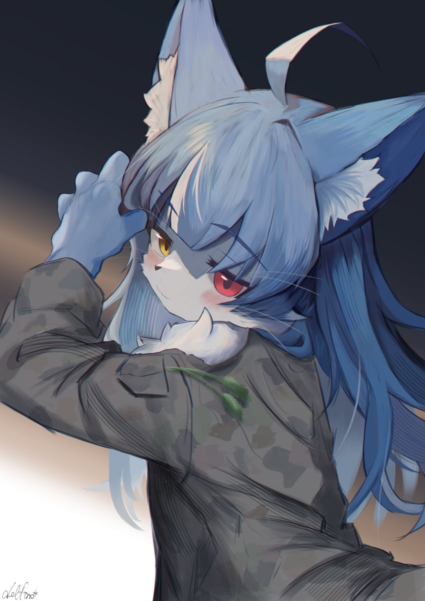 omaneko (japan air self-defense force omaezaki sub-base) drawn by delfino