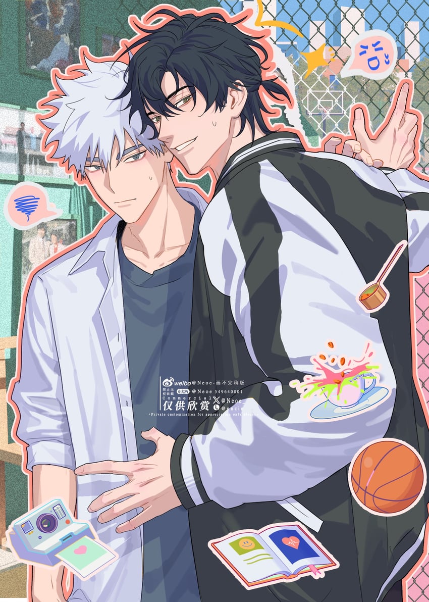 cheng xiaoshi and lu guang (shiguang dailiren) drawn by nnzie
