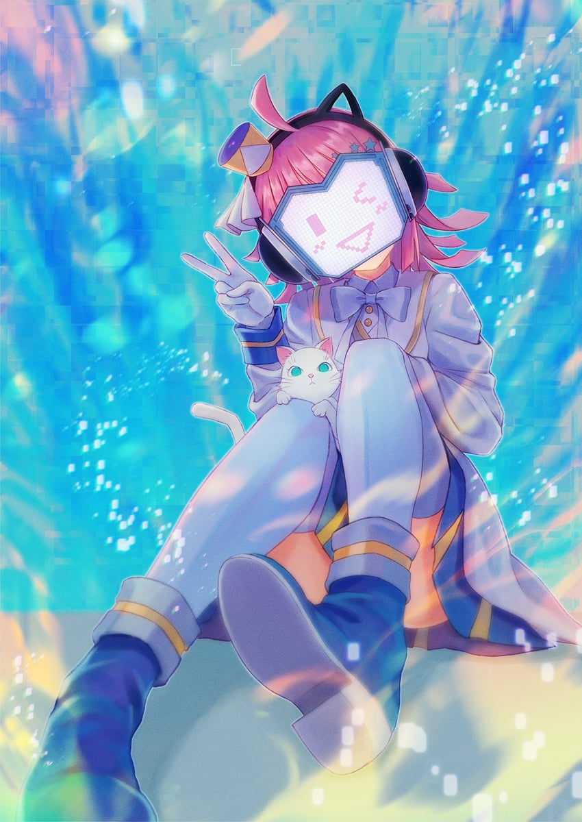 tennoji rina and hanpen (love live! and 1 more) drawn by macken666
