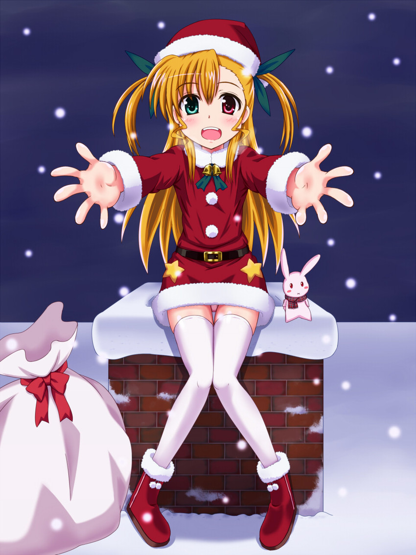 vivio and sacred heart (lyrical nanoha and 1 more) drawn by yosuzu