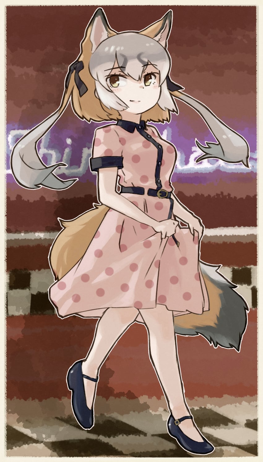 island fox (kemono friends and 2 more) drawn by toriny