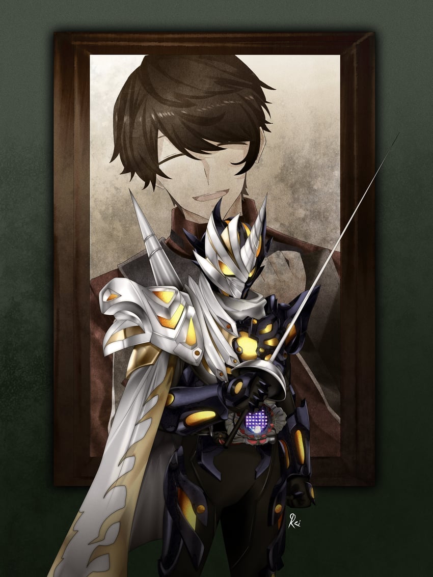 kamen rider dread, kamen rider dread type one, and minato (kamen rider and 1 more) drawn by reiei_8