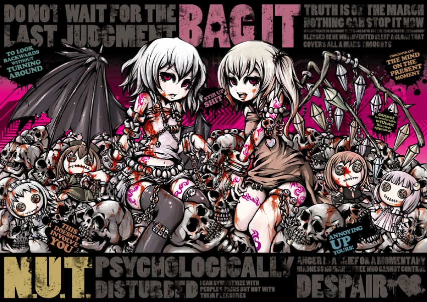remilia scarlet, flandre scarlet, izayoi sakuya, patchouli knowledge, hong meiling, and 1 more (touhou) drawn by project.c.k.