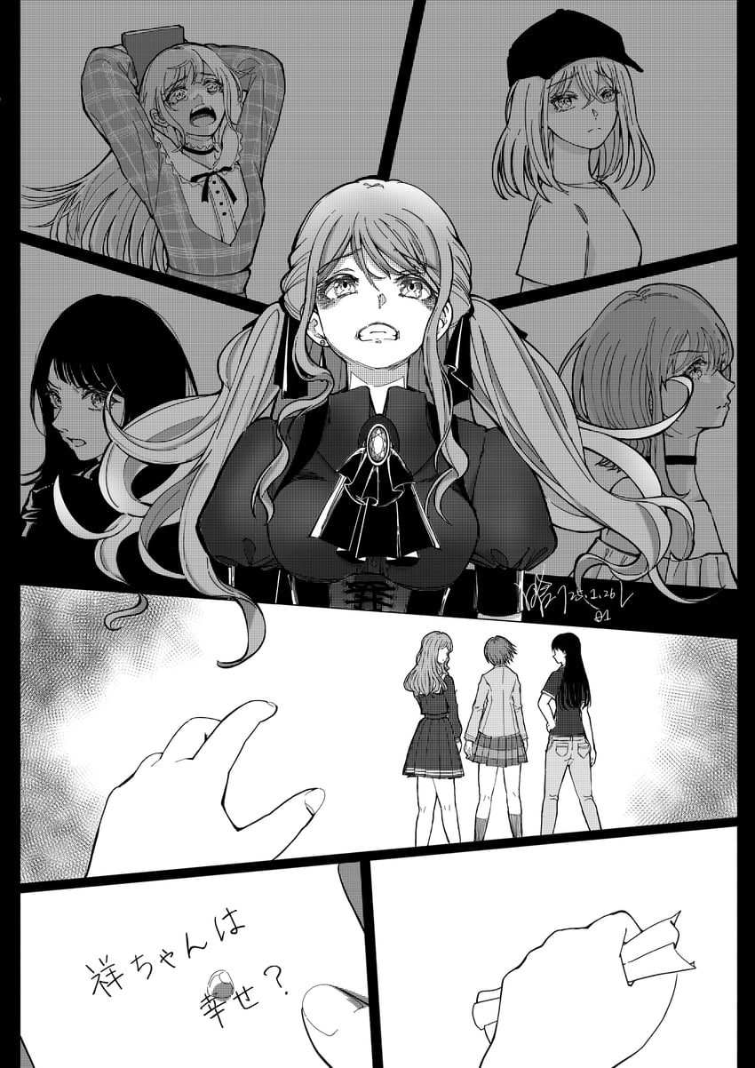 togawa sakiko, nagasaki soyo, shiina taki, wakaba mutsumi, yahata umiri, and 4 more (bang dream! and 1 more) drawn by rinsoko