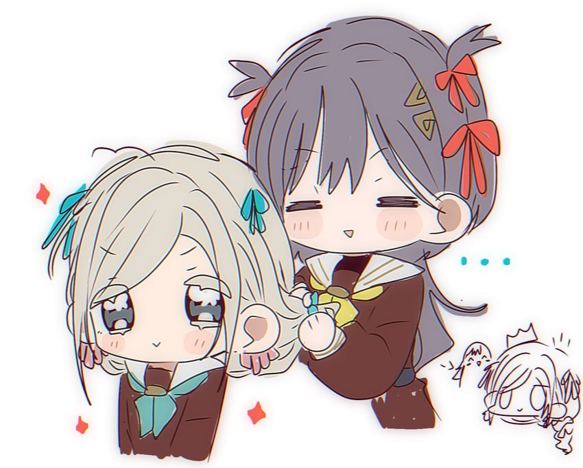 ceras yanagida lilienfeld and katsuragi izumi (love live! and 1 more) drawn by col_person