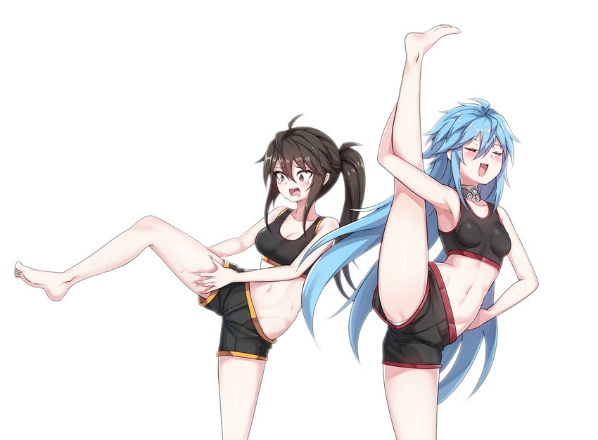 seha lee, nata, and seri lee (closers) drawn by kumarang