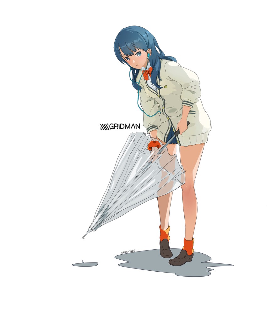takarada rikka (gridman universe and 1 more) drawn by supandaman