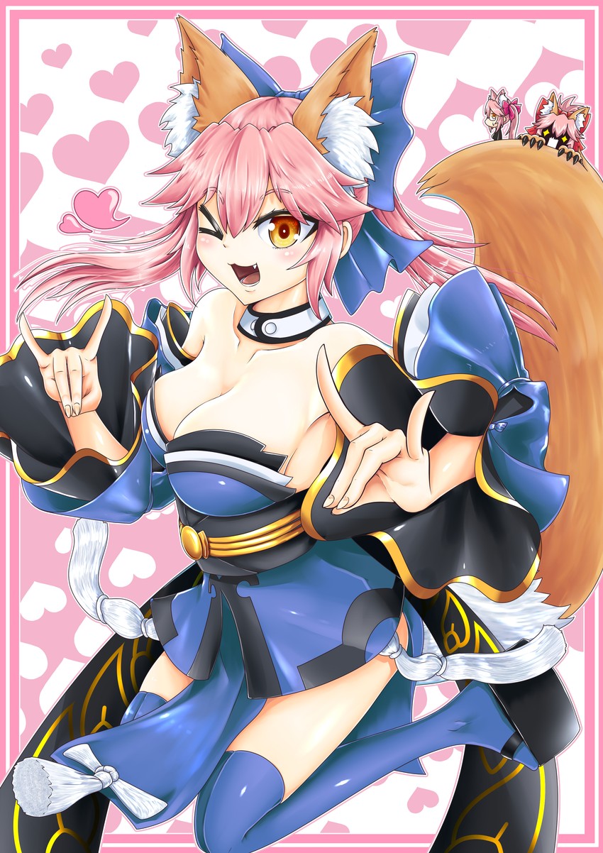 tamamo, tamamo no mae, tamamo cat, and koyanskaya (fate and 4 more) drawn by oresiki66