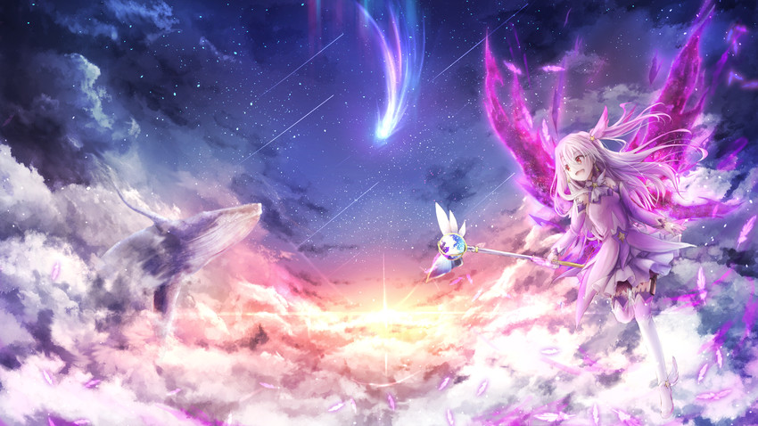 illyasviel von einzbern and prisma illya (fate and 1 more) drawn by utatanecocoa