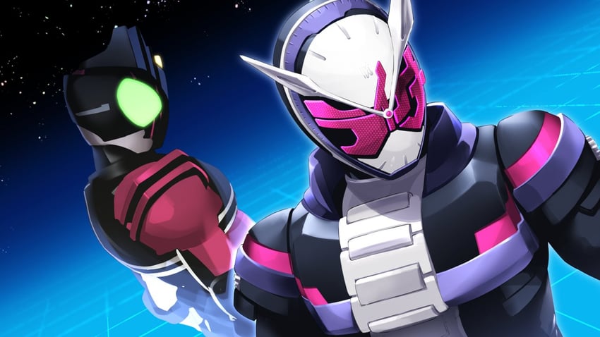 kamen rider decade and kamen rider zi-o (kamen rider and 2 more) drawn by batsu