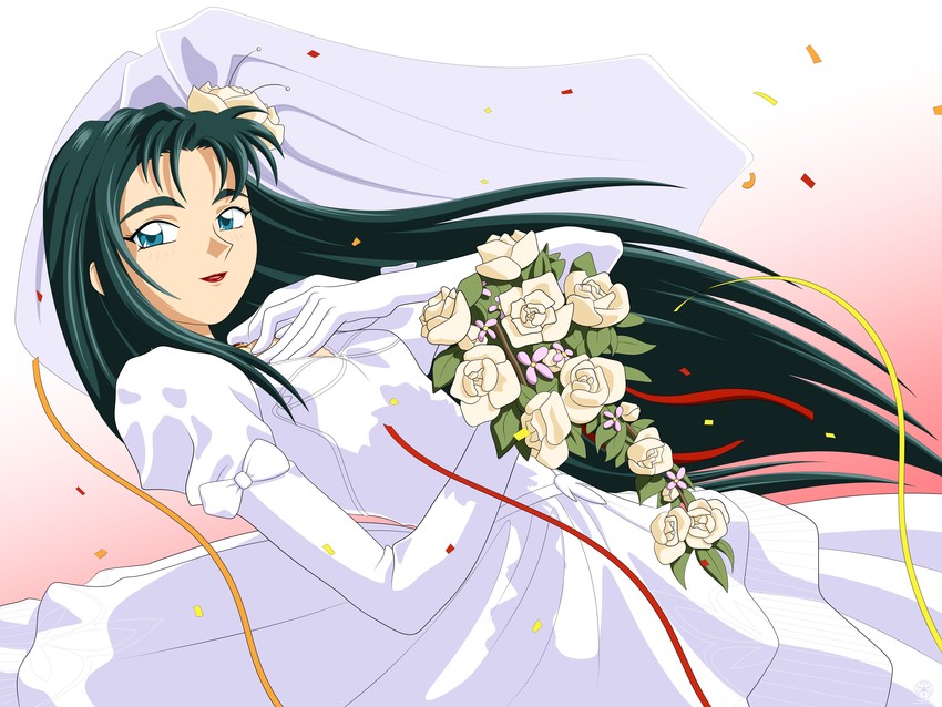 makibi kiyone (tenchi muyou! and 1 more) drawn by sasase