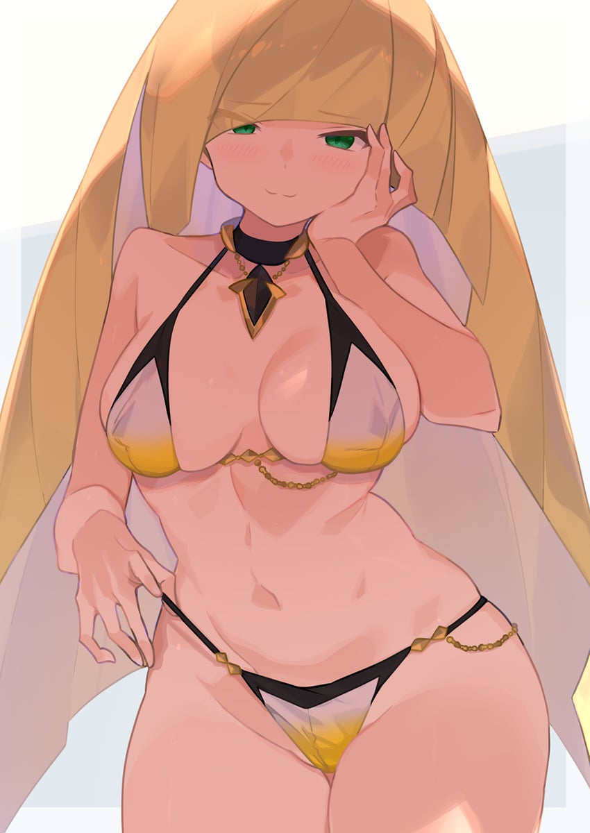 lusamine (pokemon and 1 more) drawn by spring2013
