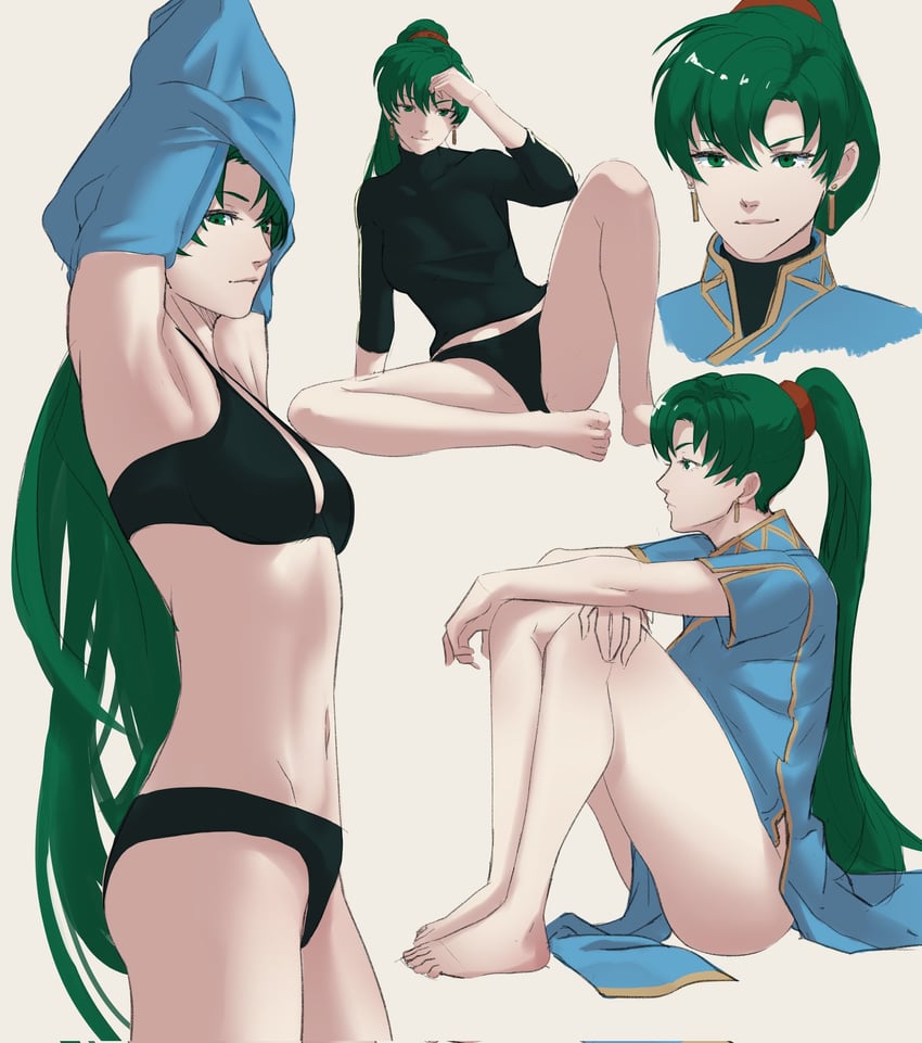 lyn (fire emblem and 1 more) drawn by pomelomelon