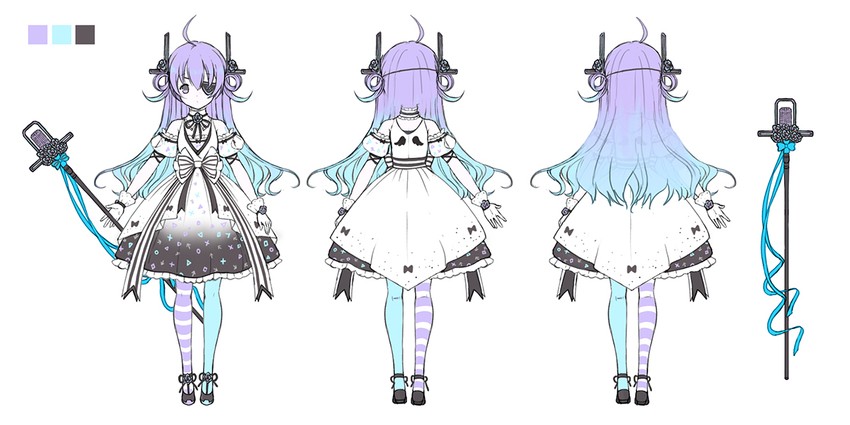 mirai akari's new virtual youtuber illustration contest drawn by renian