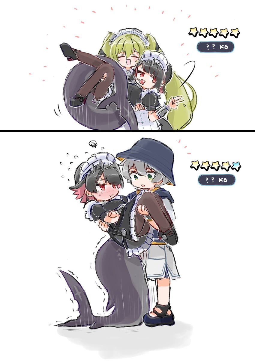ellen joe, corin wickes, and wise (zenless zone zero) drawn by az79709363