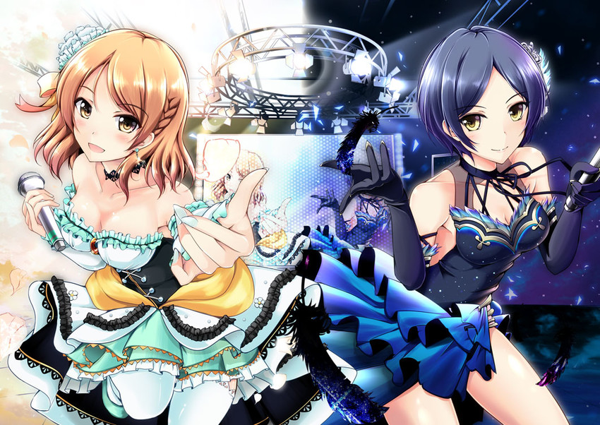 hayami kanade and hojo karen (idolmaster and 2 more) drawn by kiki_(koikuchikinako)