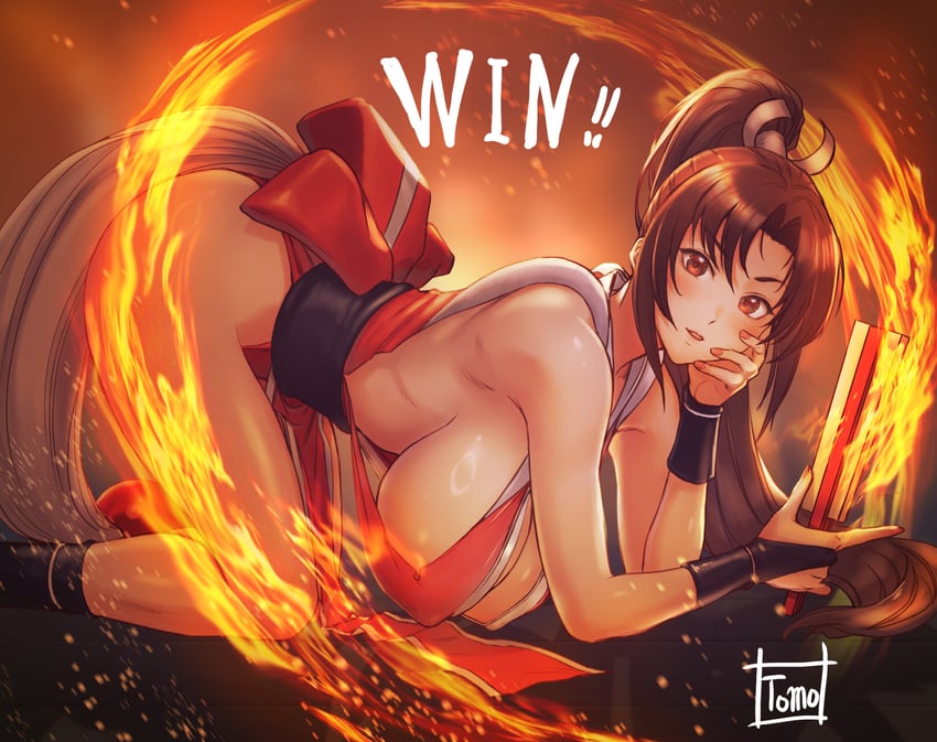 shiranui mai (street fighter and 2 more) drawn by tomo_eokaiteru