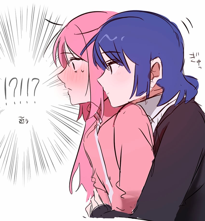 gotoh hitori and yamada ryo (bocchi the rock!) drawn by natari_(r161koevytjqxo)
