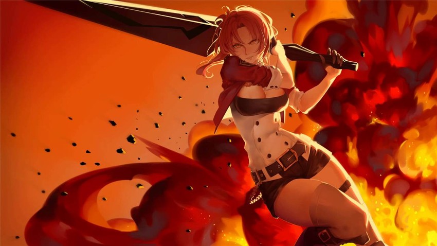 murata himeko (honkai and 1 more) drawn by cici