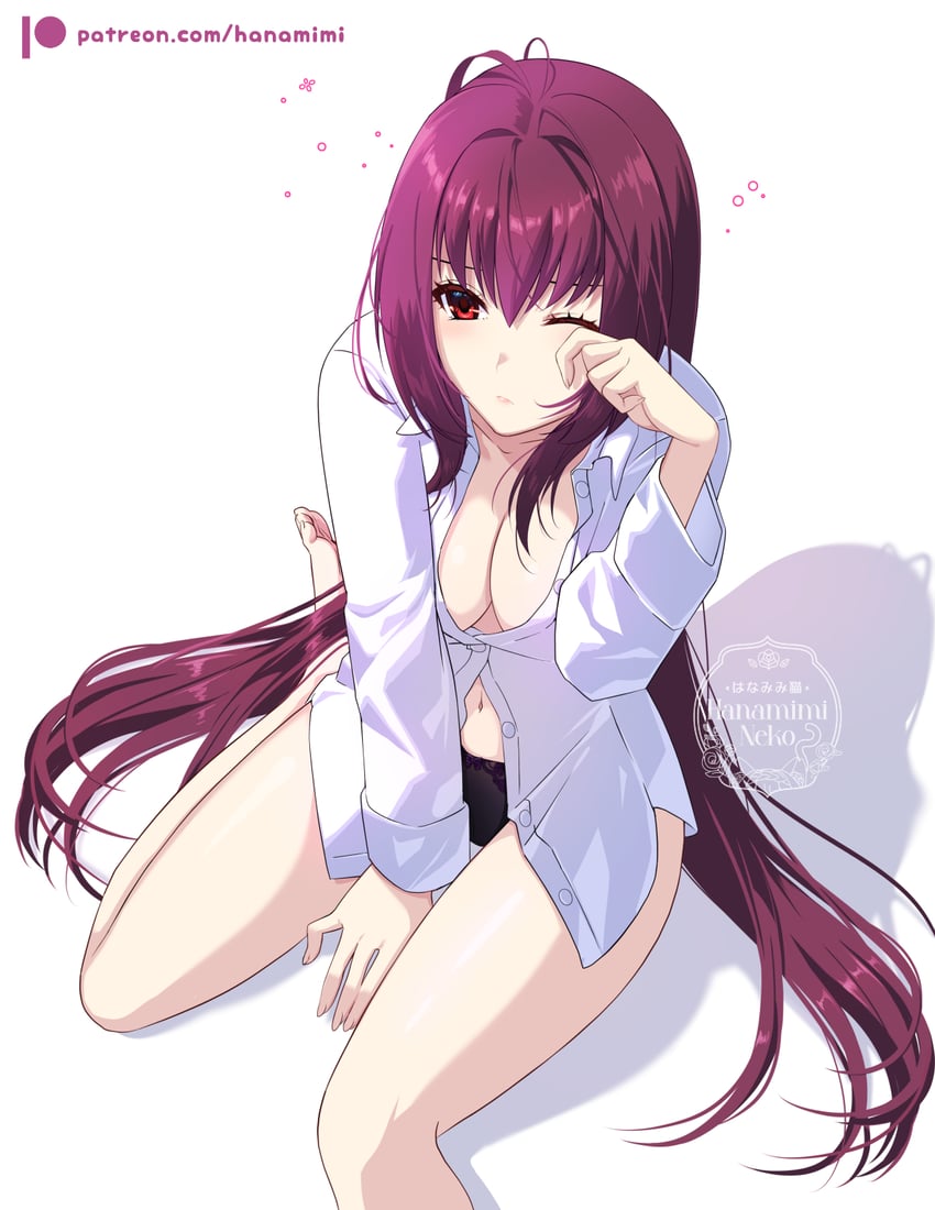 scathach (fate and 1 more) drawn by naomi_gumbs_(hanamimi)