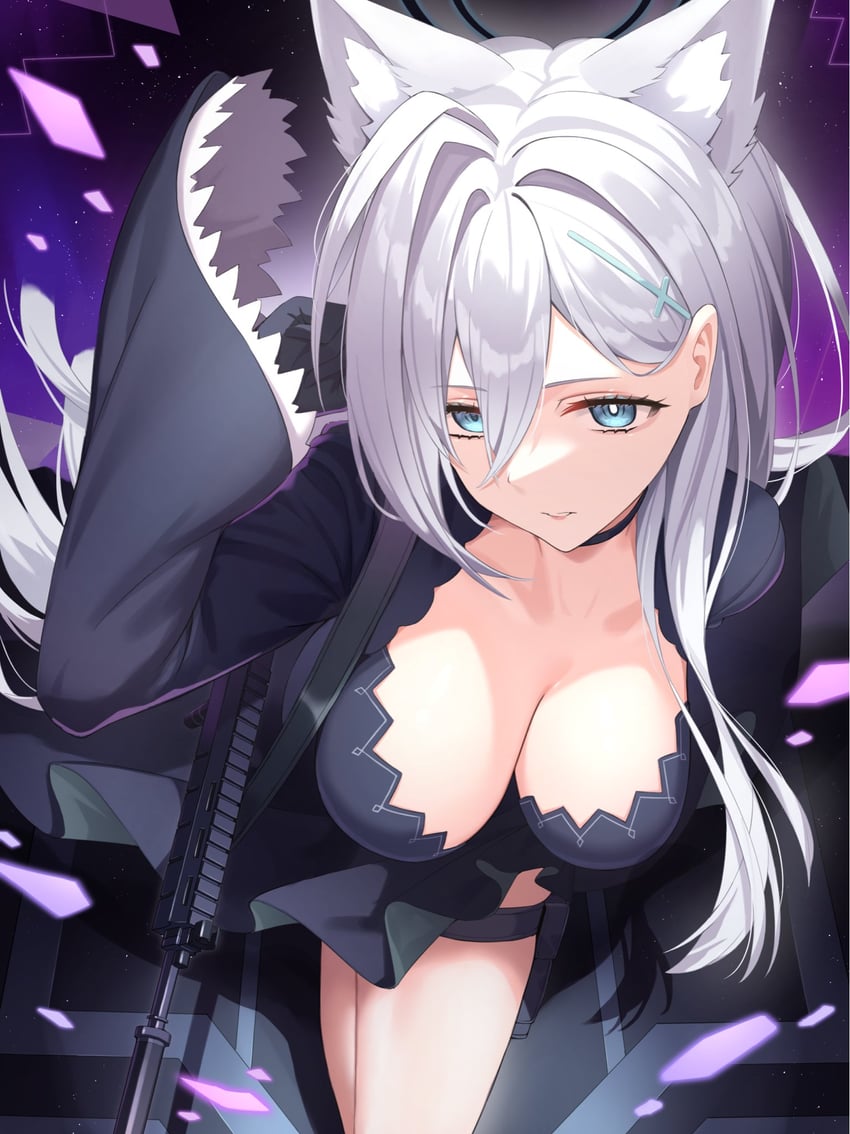 shiroko and shiroko terror (blue archive) drawn by mutenka_(plfgb)