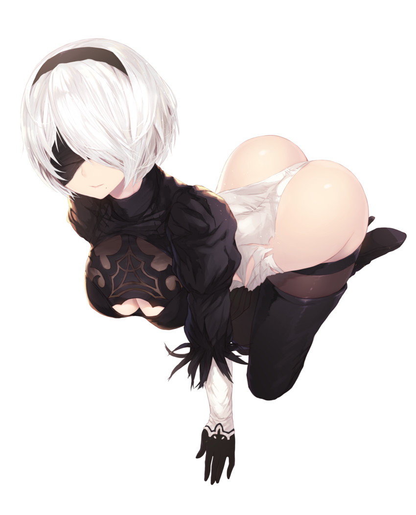 2b (nier and 1 more) drawn by cait_aron