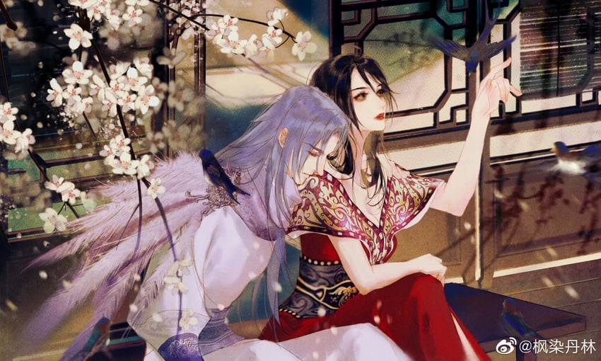 chi lian and baifeng (qinshi mingyue) drawn by ba_shiba_ye_xin