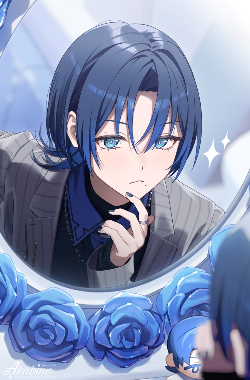 hiodoshi ao (hololive and 1 more) drawn by akabino