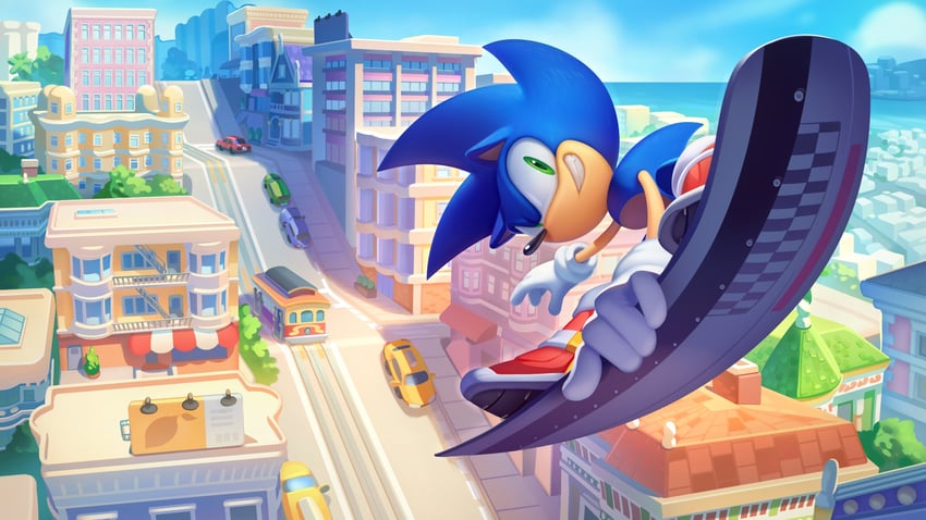 sonic the hedgehog (sonic and 1 more) drawn by miitara