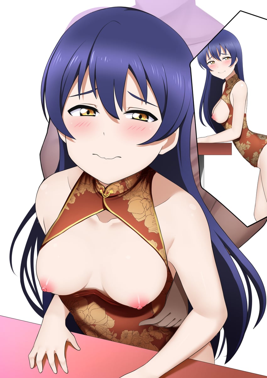 sonoda umi (love live! and 2 more) drawn by limelam06