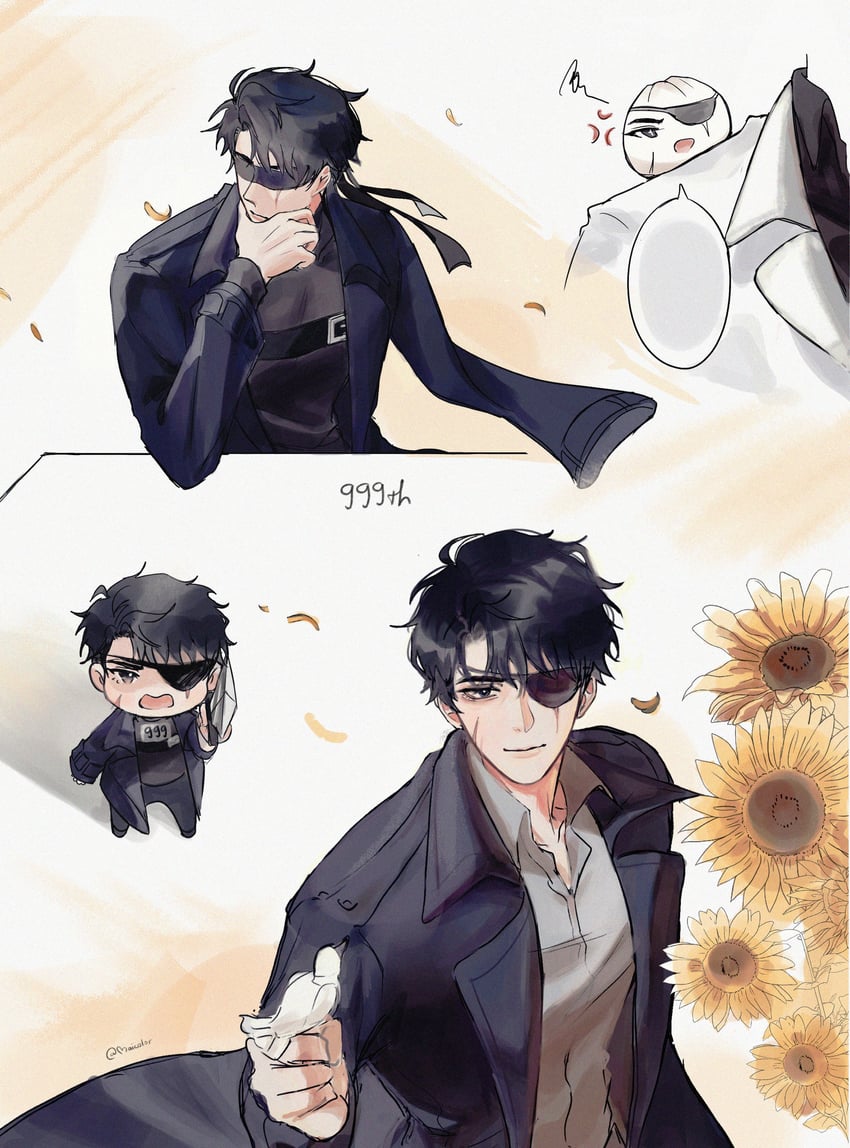 yoo joonghyuk (omniscient reader's viewpoint) drawn by maicolor