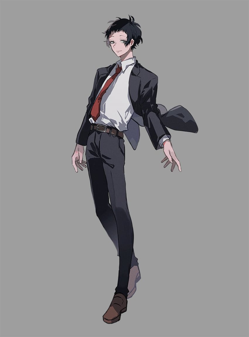 adachi tooru (persona and 1 more) drawn by zeka_(skzk_cm)