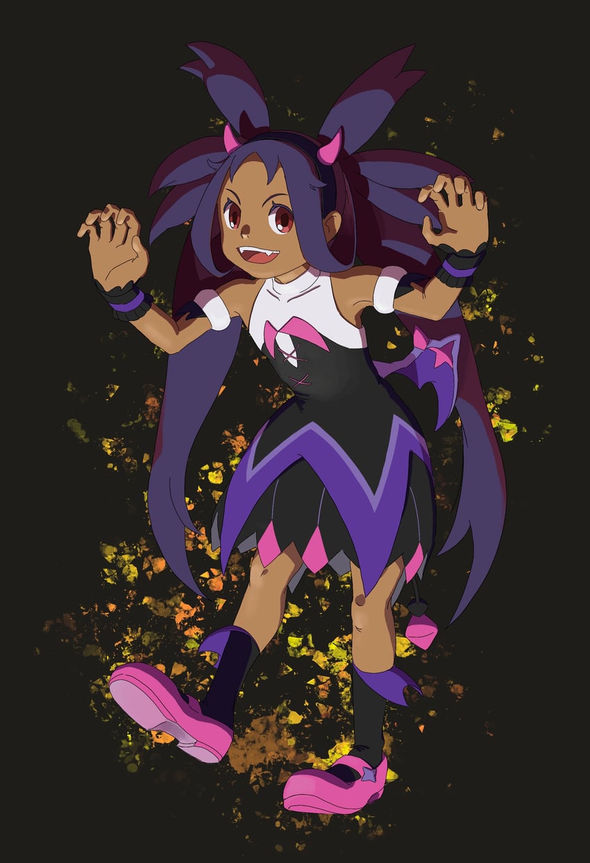iris (pokemon and 1 more) drawn by ushio_(72145253)