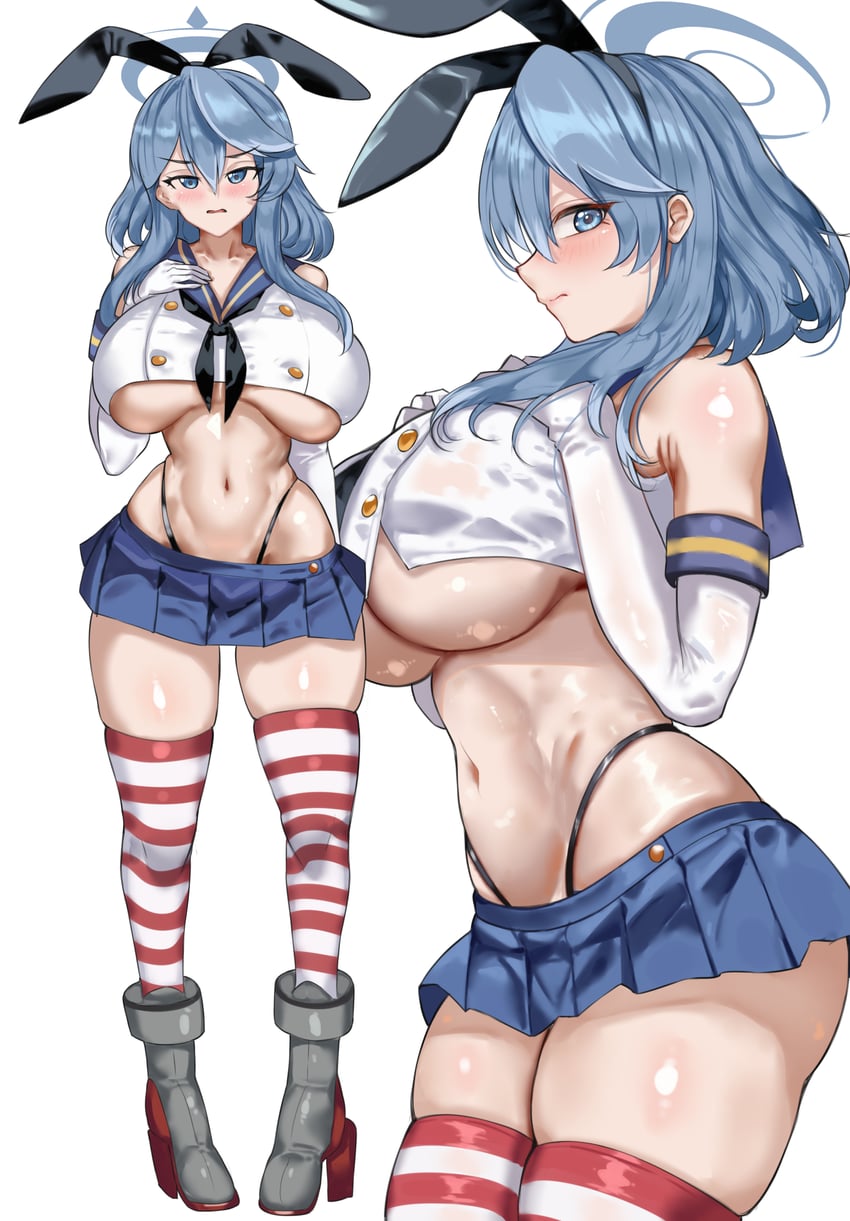shimakaze and ako (kantai collection and 1 more) drawn by purplecat
