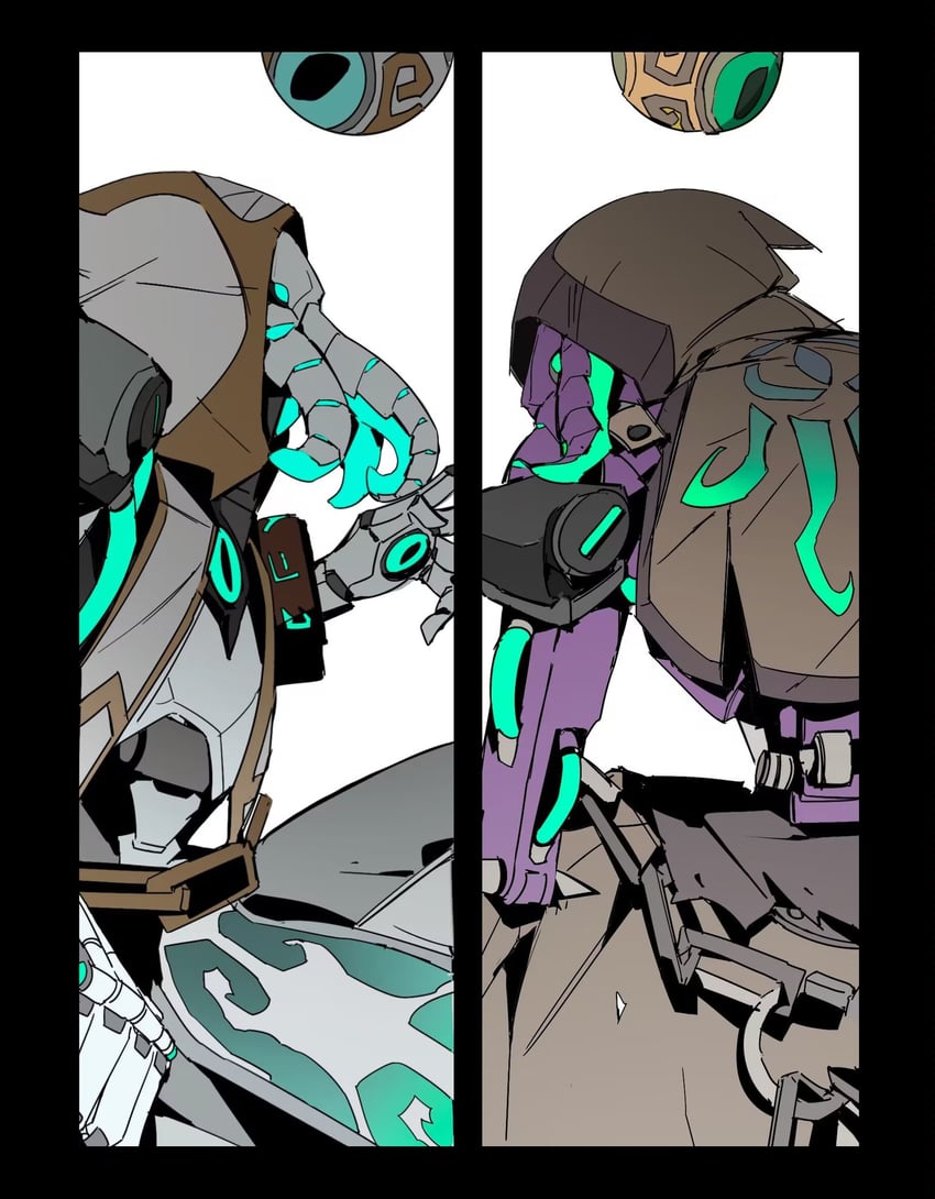 zenyatta, cultist zenyatta, and zealot zenyatta (overwatch and 1 more) drawn by sw56441674