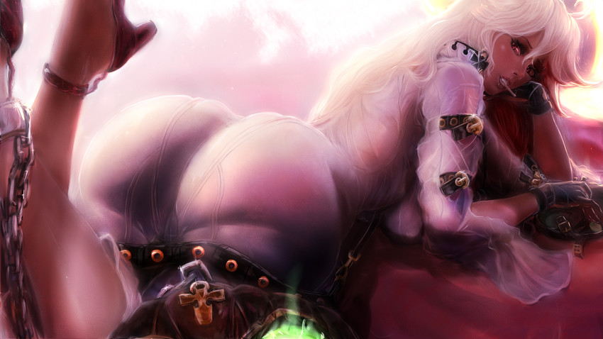 jack-o' valentine (guilty gear and 1 more) drawn by mightyhonk