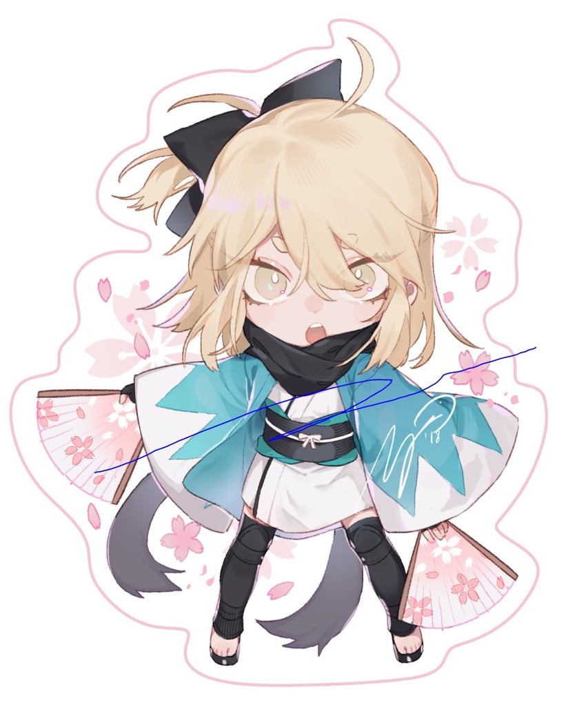 okita souji (fate and 1 more) drawn by yoimon