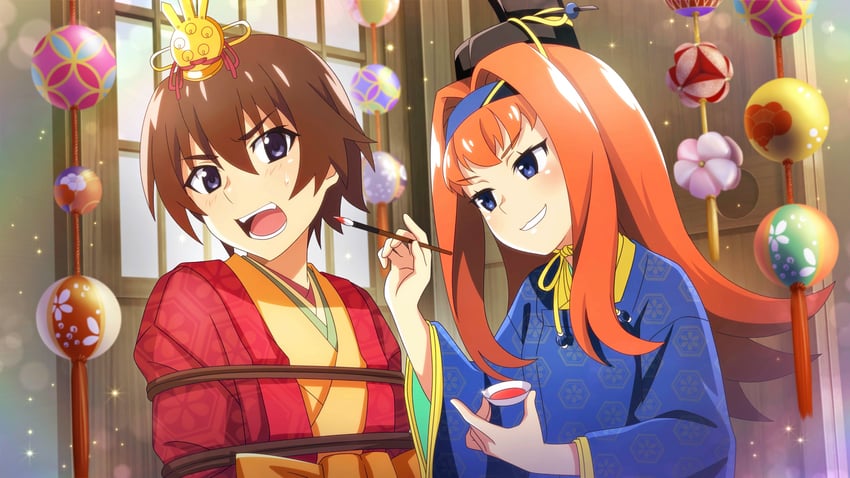 maebara keiichi and houtani nao (higurashi no naku koro ni and 1 more)
