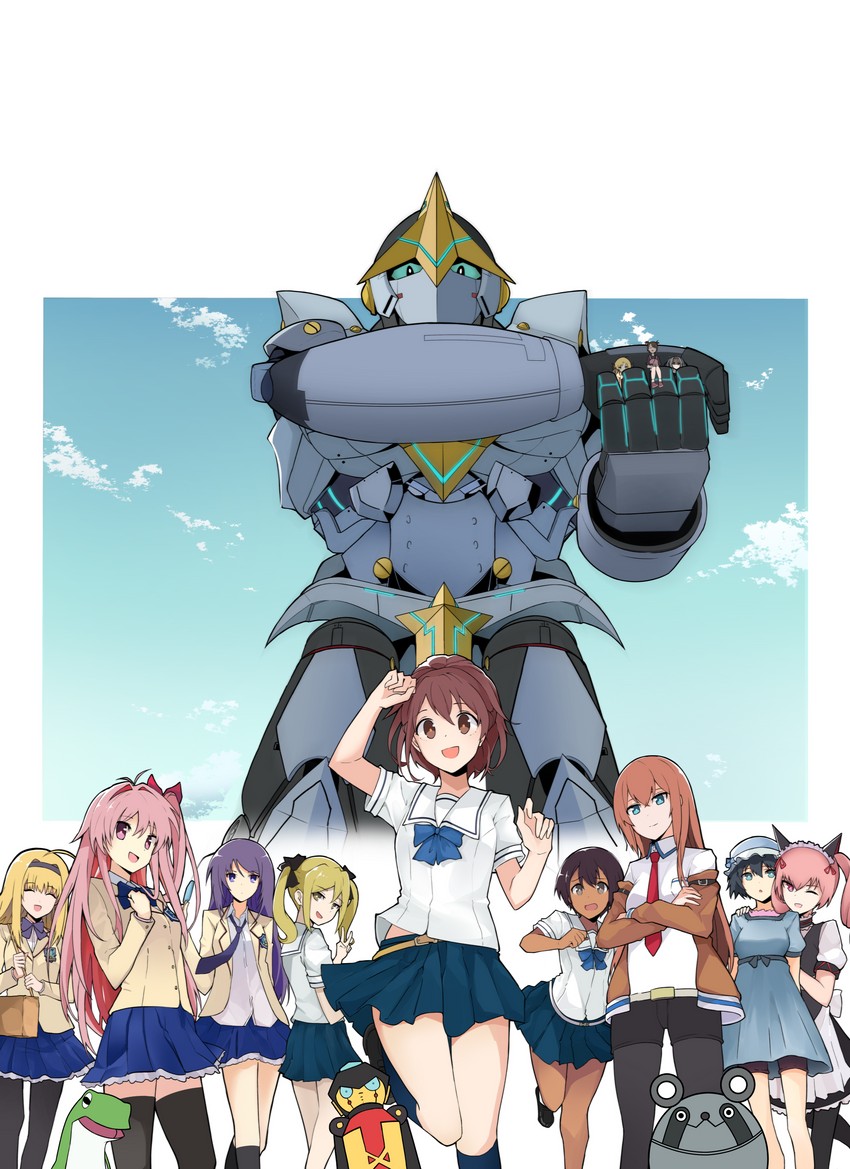 makise kurisu, shiina mayuri, akiha rumiho, sakihata rimi, senomiya akiho, and 10 more (steins;gate and 2 more) drawn by sleepy_frippy