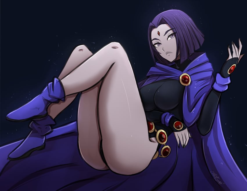raven (dc comics and 1 more) drawn by omiza_somi