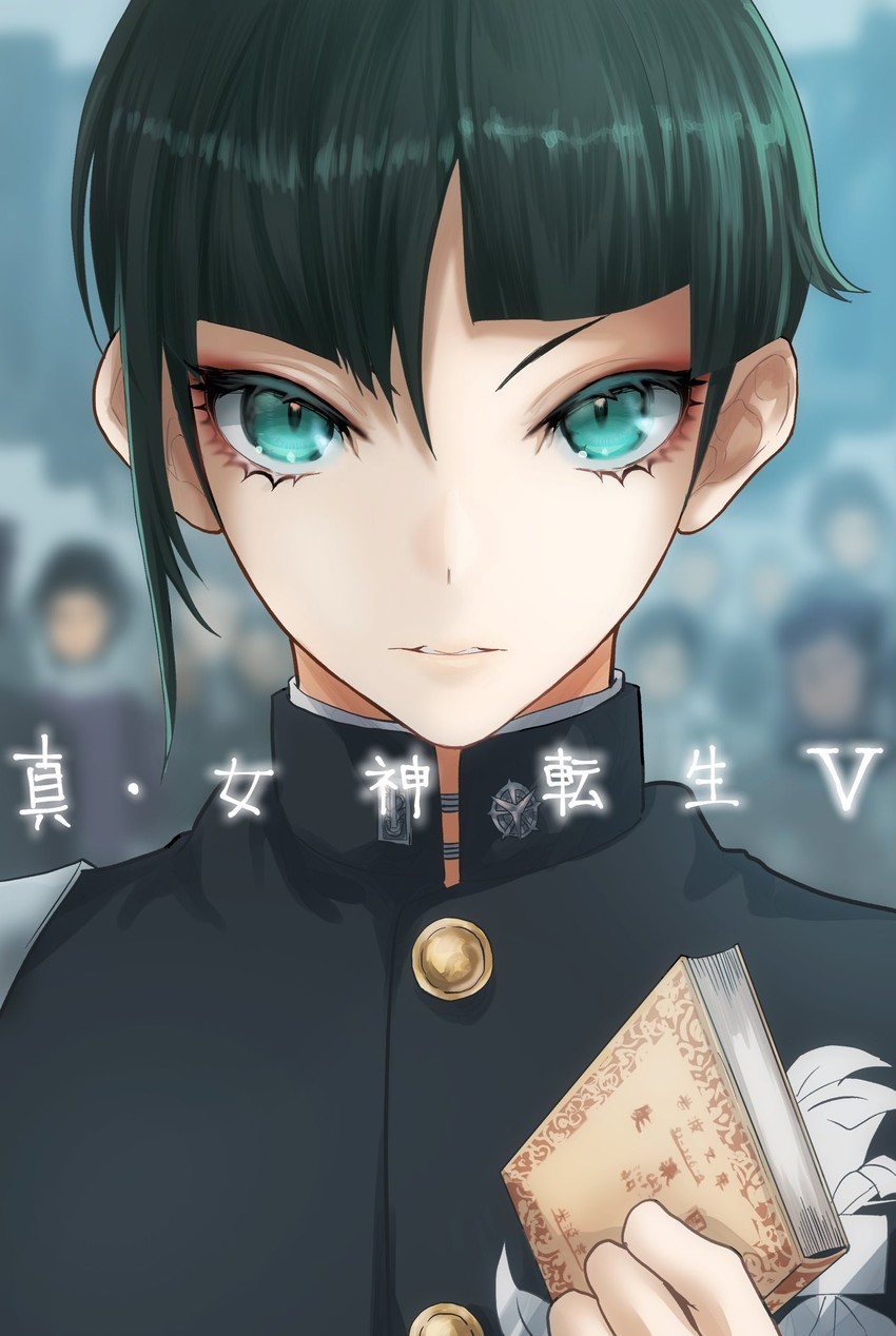 protagonist (shin megami tensei and 1 more) drawn by kurosususu