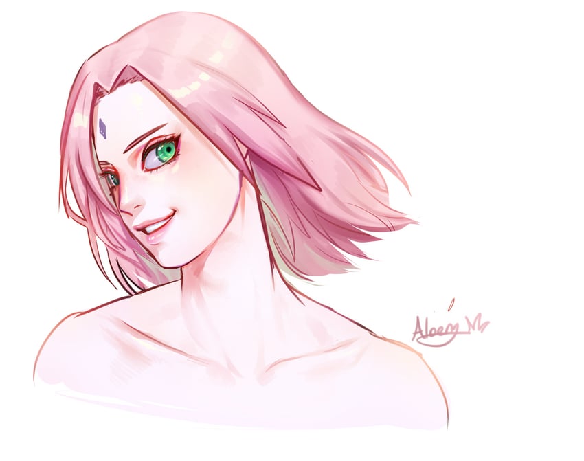 haruno sakura (naruto and 1 more) drawn by qjqjqjql