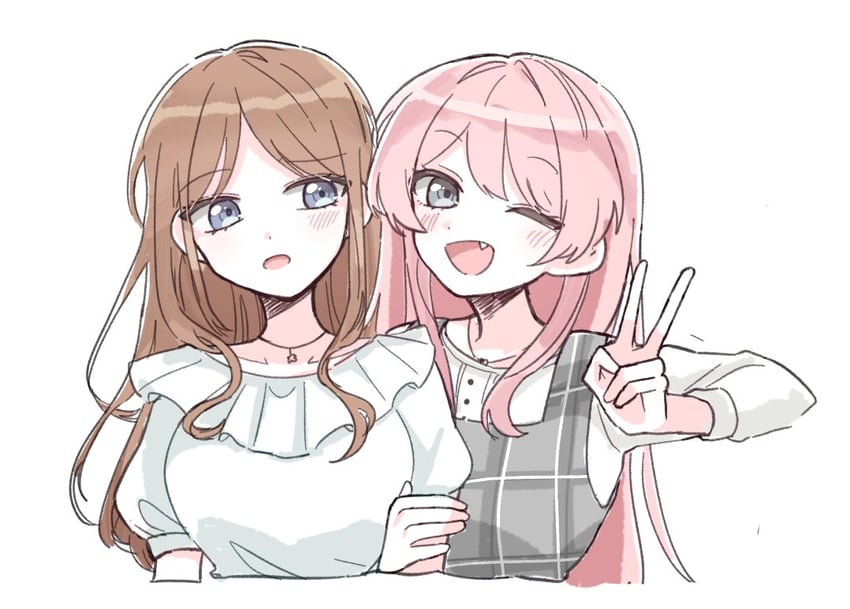 chihaya anon and nagasaki soyo (bang dream! and 1 more) drawn by at_09098