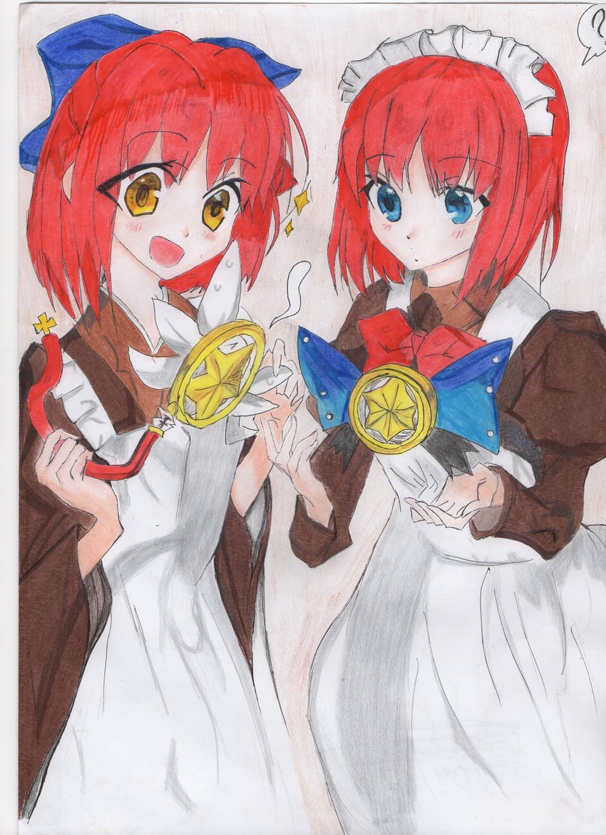 kohaku, magical ruby, hisui, and magical sapphire (fate and 2 more) drawn by getsuberseiker