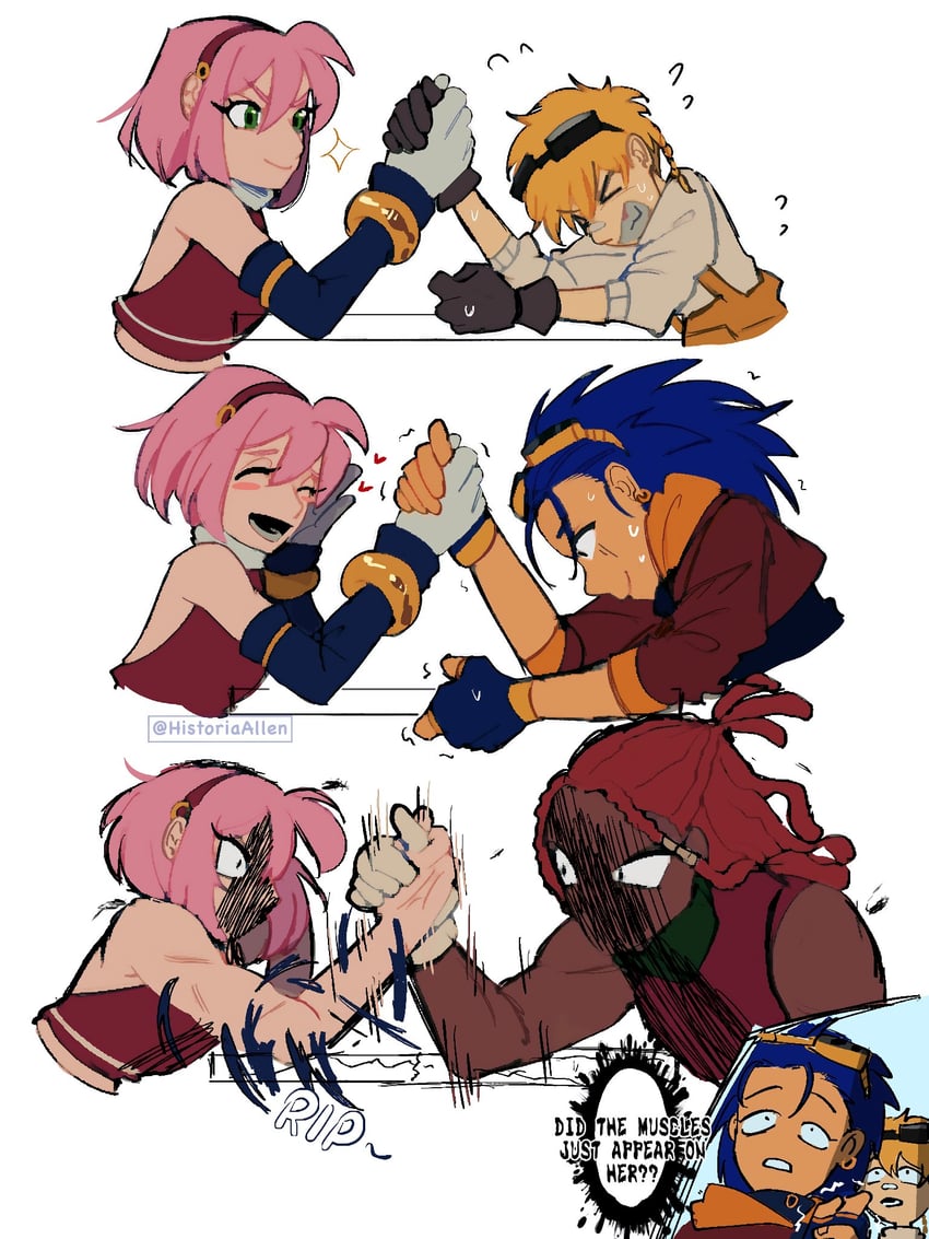 sonic the hedgehog, amy rose, tails, and knuckles the echidna (sonic) drawn by historiaallen