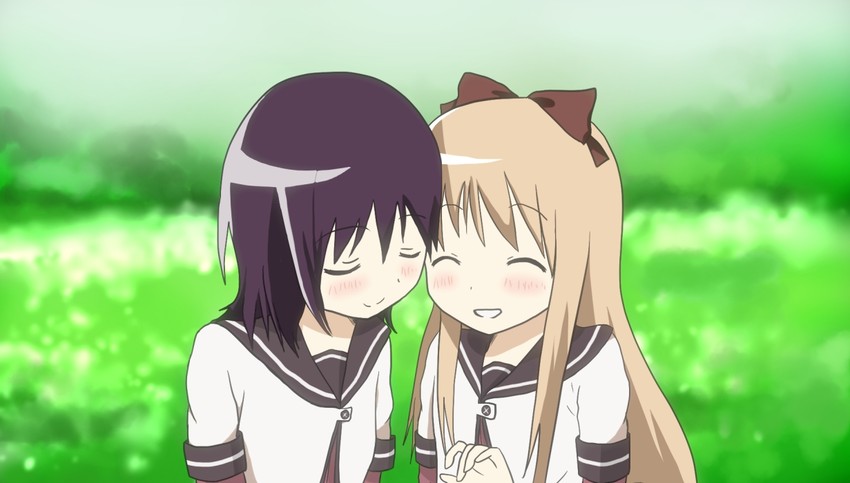 toshinou kyouko and funami yui (mahou shoujo madoka magica and 1 more) drawn by ruruganon