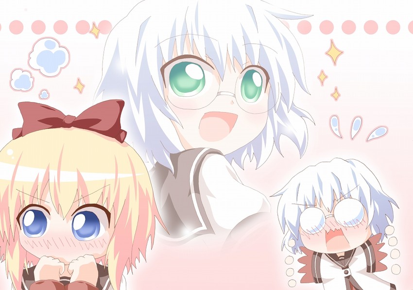 toshinou kyouko and ikeda chizuru (yuruyuri) drawn by kagerou_(kers)